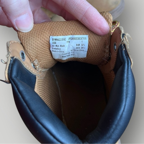 Wonder Nation Tan Work Boots - Picture 6 of 14